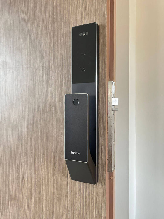 Lusano Space X+ Digital Door Lock (Black) - Installation