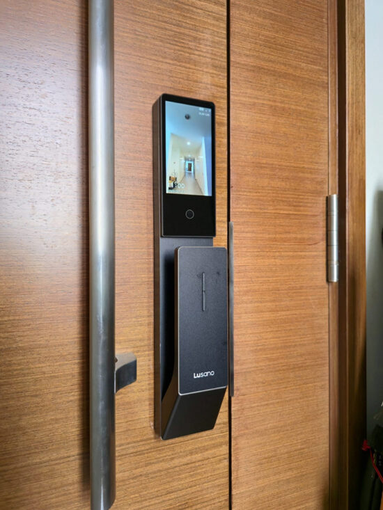 Lusano-Space-X-Digital-Door-Lock-Black-Installation