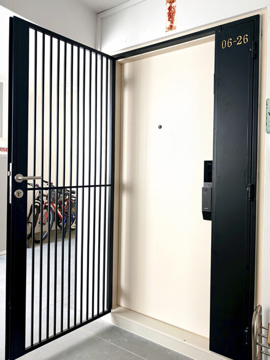 Lusano Space X+ Digital Door Lock (Black) - Installation