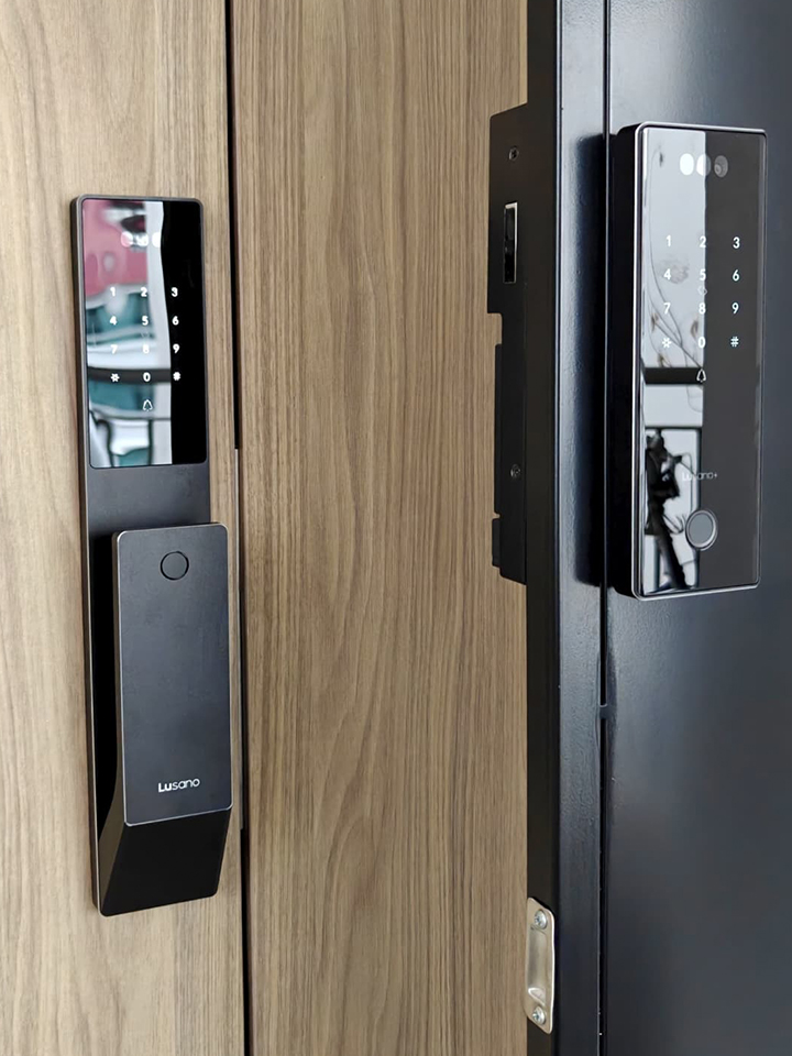 Lusano Space X+ Digital Door Lock (Black) - Installation