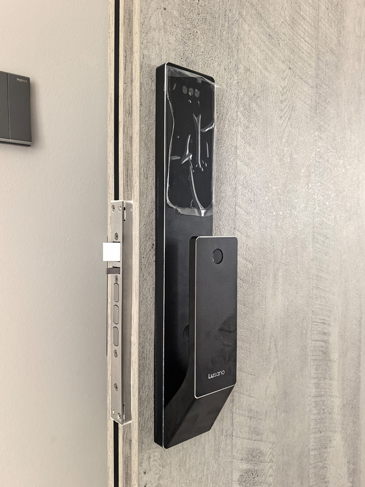 Lusano Space X+ Digital Door Lock (Black) - Installation