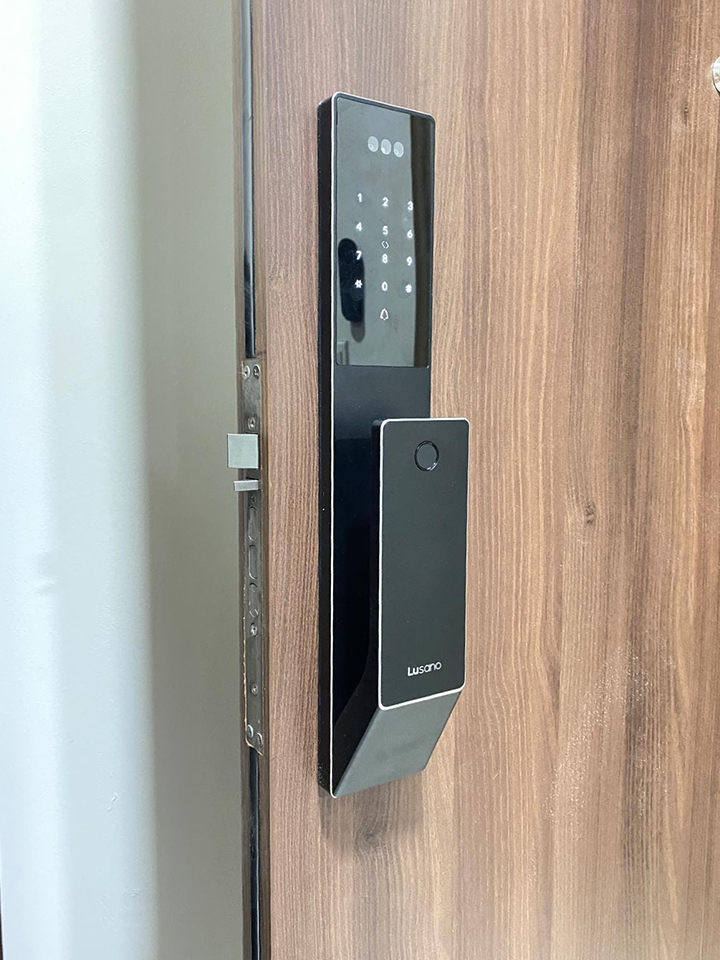 Lusano Space X+ Digital Door Lock (Black) - Installation
