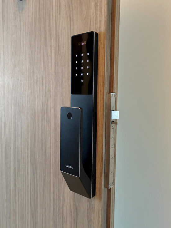 Lusano Space X+ Digital Door Lock (Black) - Installation