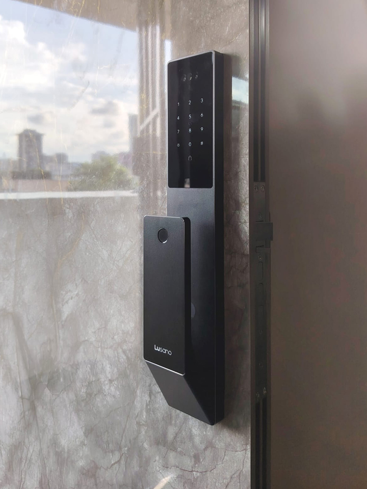Lusano Space X+ Digital Door Lock (Black) - Installation