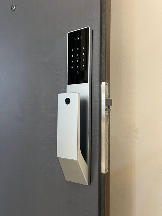 Lusano Space X+ Digital Door Lock (Silver) - Installation