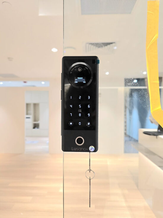 Lusano+ Glass Digital Lock - Remote Control Installation