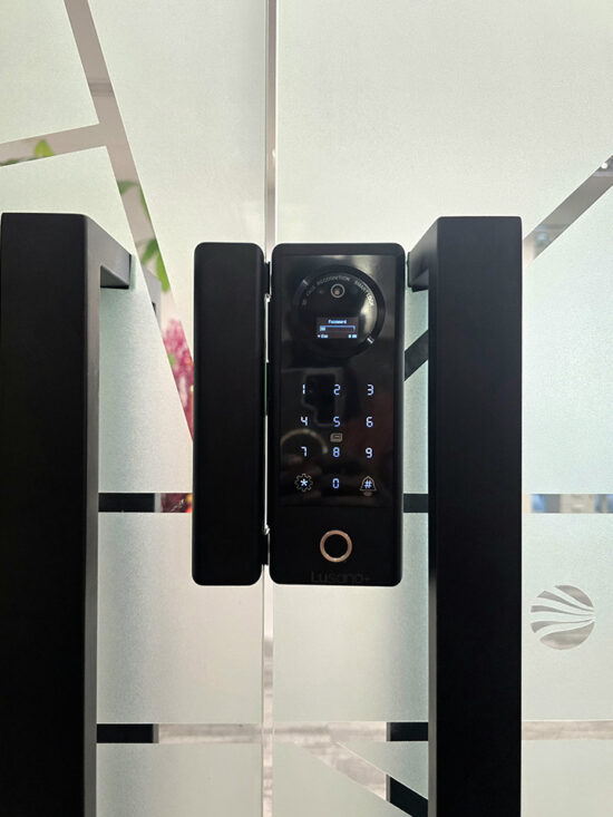 Lusano Glass Digital Lock With Tuya Wi-Fi 5G Installation