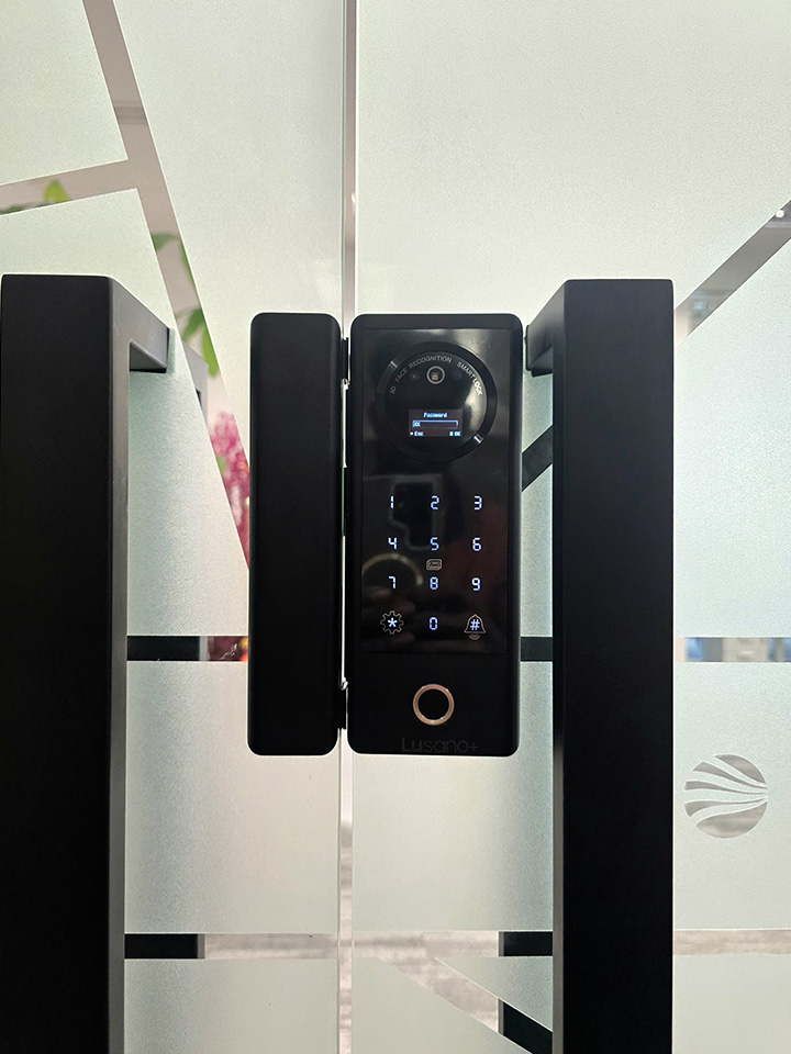 Lusano Glass Digital Lock With Tuya Wi-Fi 5G Installation