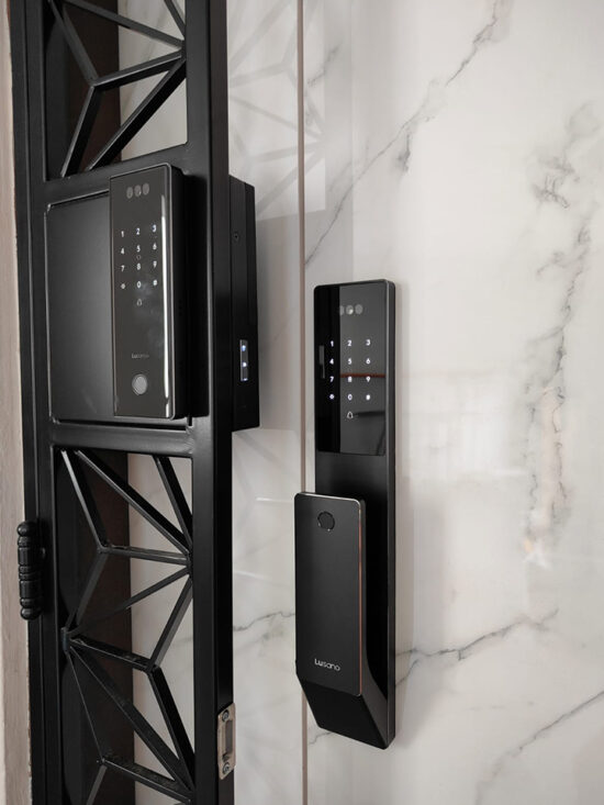 Lusano Space X Smart Door Lock - (Mika Black)