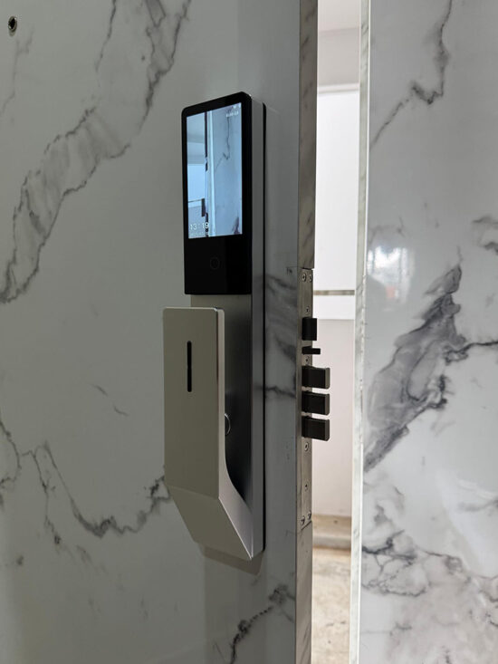 Lusano-Space-X-Smart-Door-Lock-Titanium-Cool-White