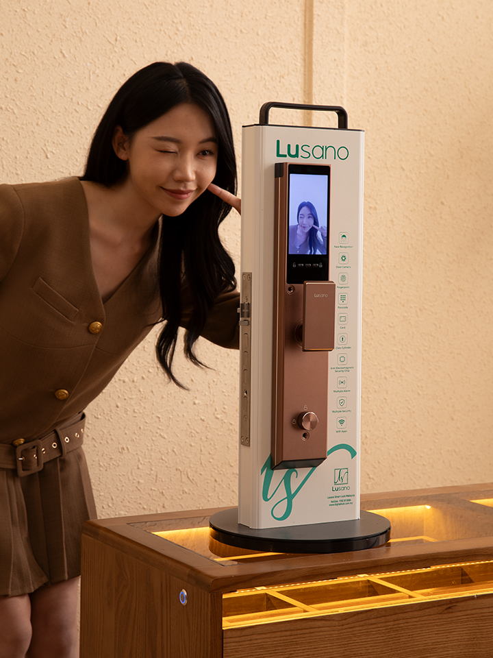 MYDigitalLock - Ultra-Slim- Ultra-Clear Door Viewer-Brown