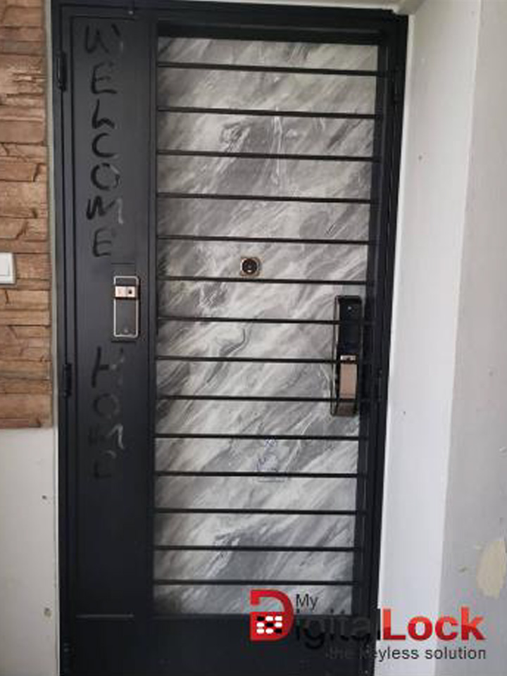 Mild Steel Gate - Customize Any Laser Cut Wording