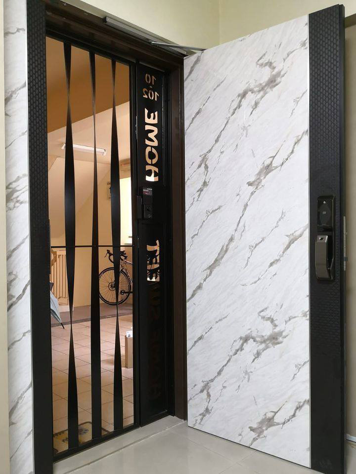 Mild Steel Gate - Customize Any Laser Cut Wording