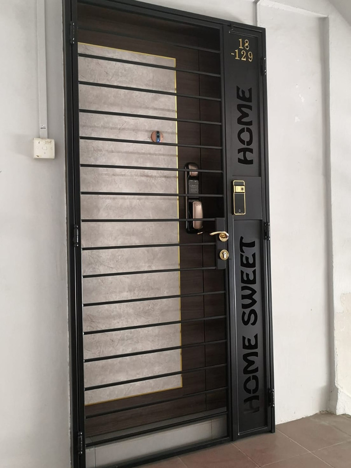 Mild Steel Gate - Customize Any Laser Cut Wording
