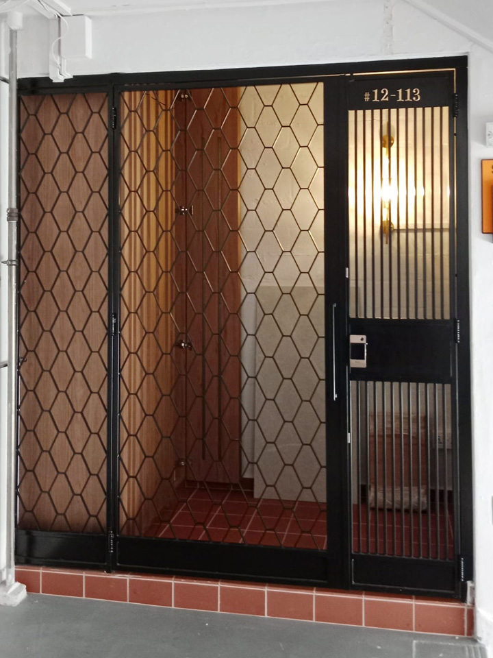 INTERIOR DESIGNER HDB GATE (MILD STEEL)
