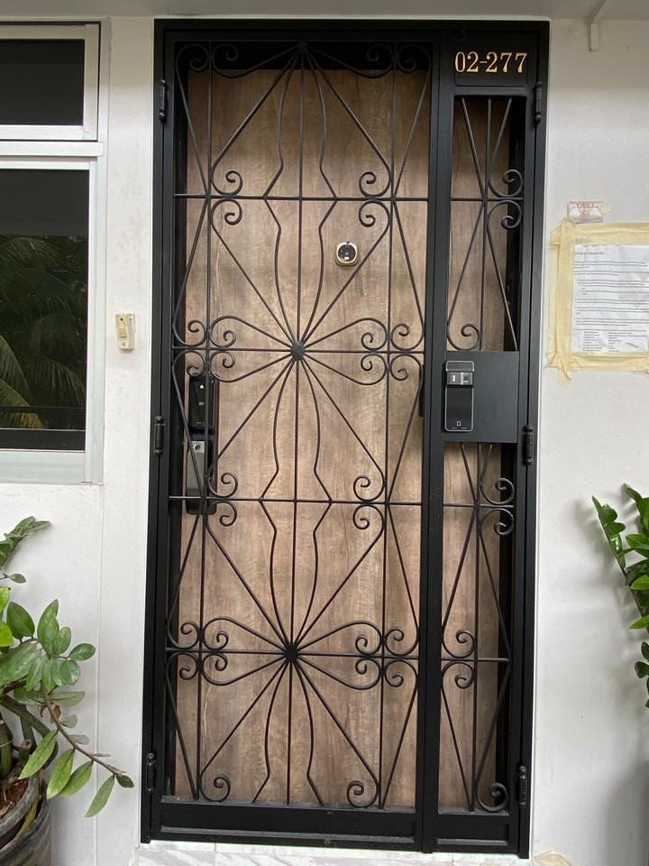 Mild Steel Gate - Retro Design
