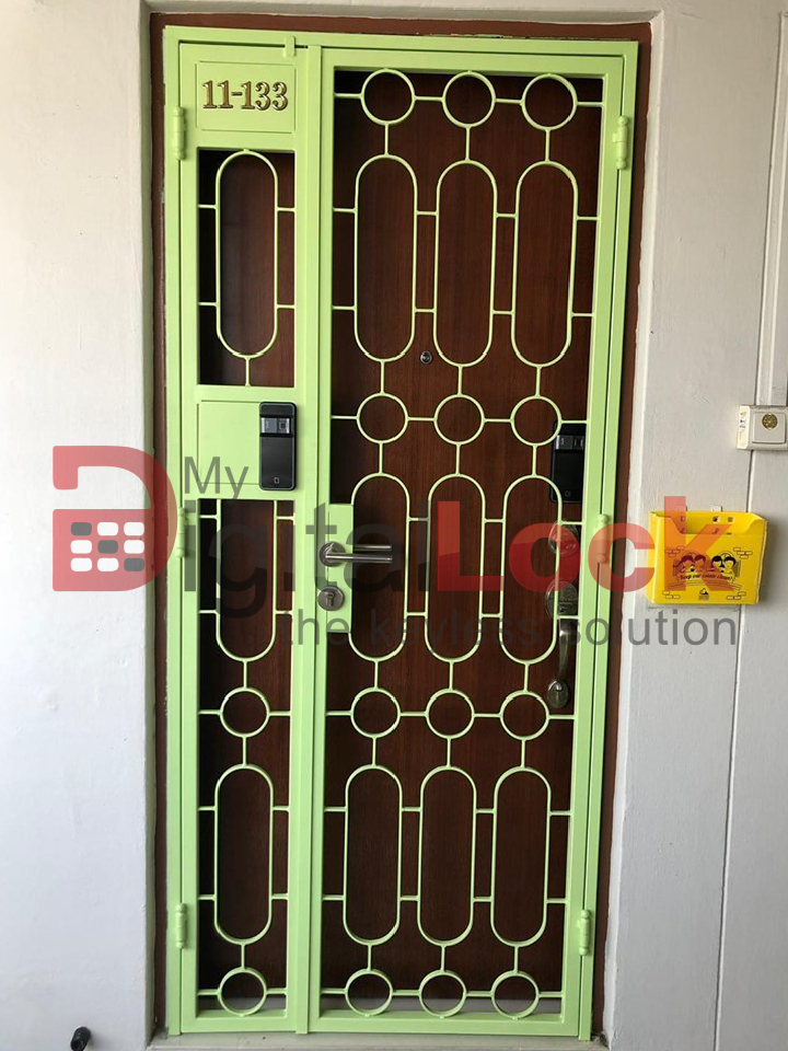 Mild Steel Gate - Retro Design