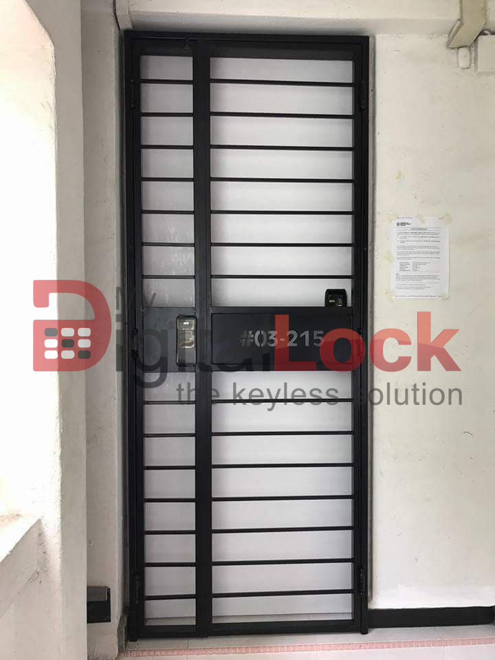 Mild Steel Interior Designer HDB Gate 3×7 feet