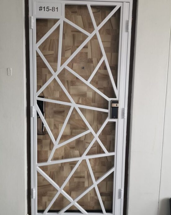 Mild Steel Interior Designer HDB Gate 3×7 feet