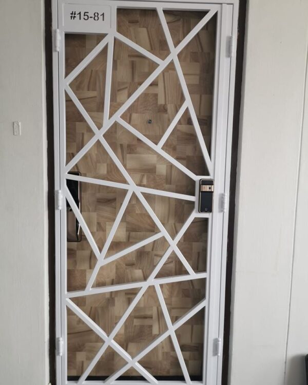 Mild Steel Interior Designer HDB Gate 3×7 feet