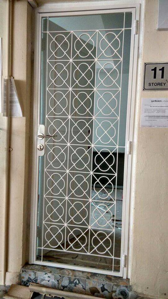 Mild Steel Interior Designer HDB Gate 3×7 feet