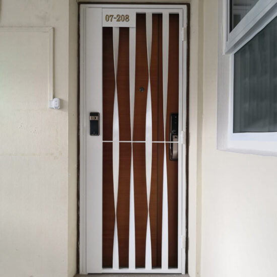 Mild Steel Interior Designer HDB Gate 3×7 feet