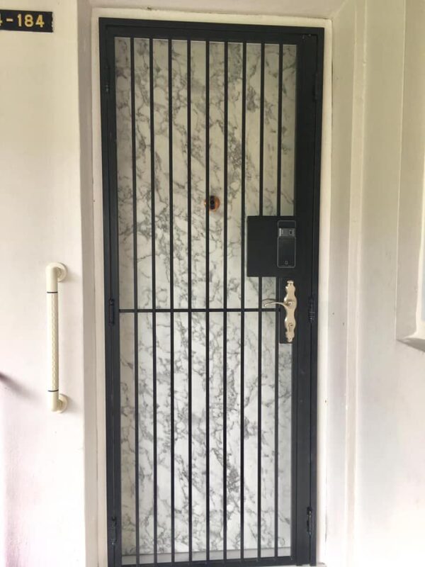 Mild Steel Interior Designer HDB Gate 3×7 feet