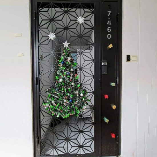 Retro HDB Mild Steel Gate 4×7 Feet