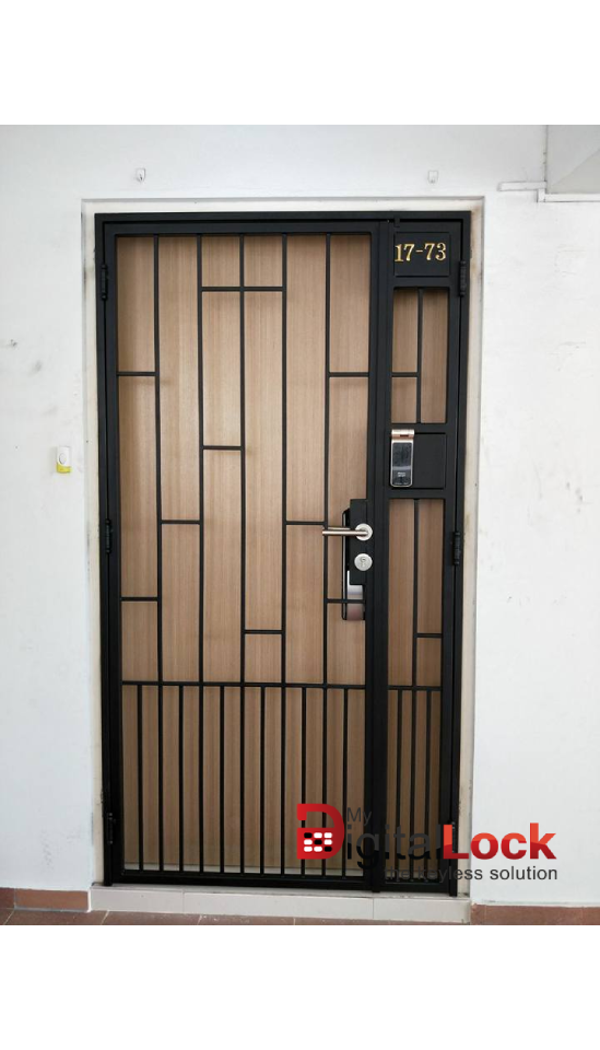 Mild Steel Interior Designer HDB Gate 4×7 feet