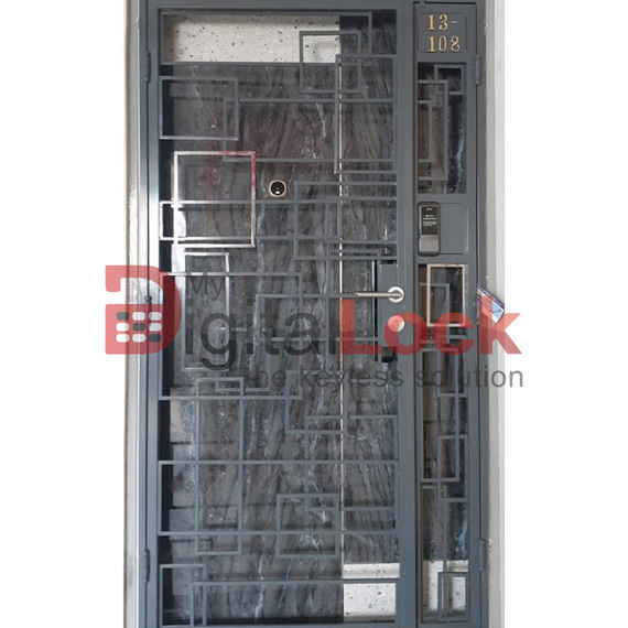 Mild Steel Interior Designer HDB Gate 4×7 feet