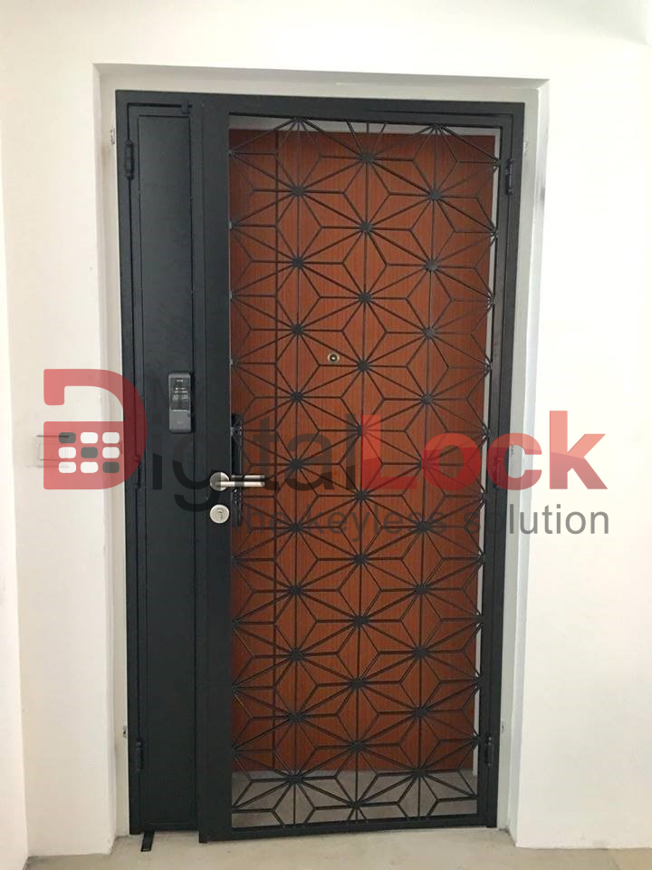 Mild Steel Interior Designer HDB Gate 4×7 feet