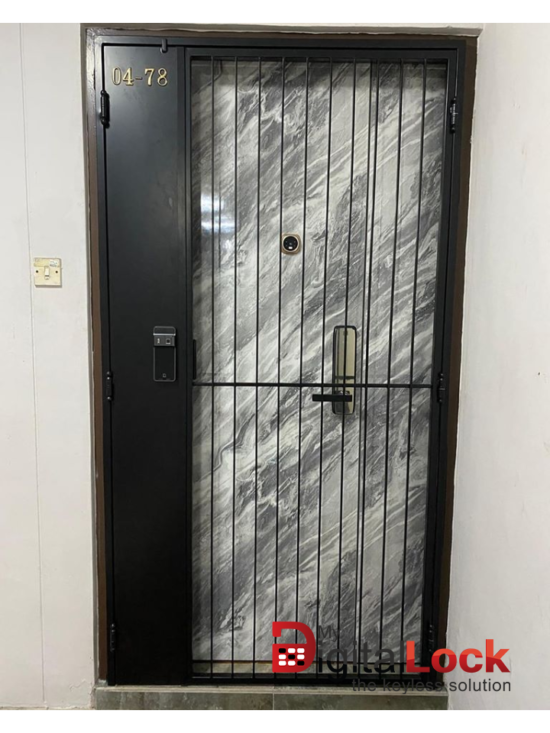 Mild Steel Interior Designer HDB Gate 4×7 feet