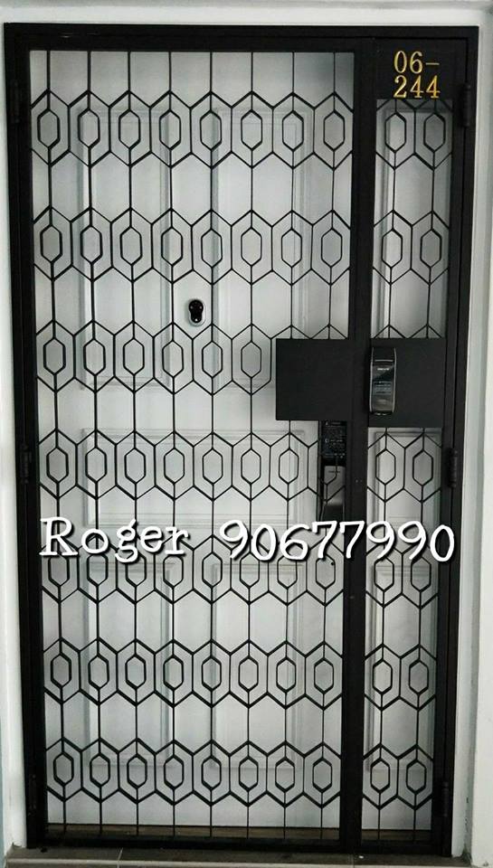 Mild Steel Interior Designer HDB Gate 4×7 feet