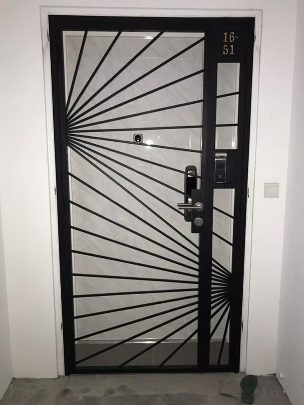 Mild Steel Interior Designer HDB Gate 4×7 feet
