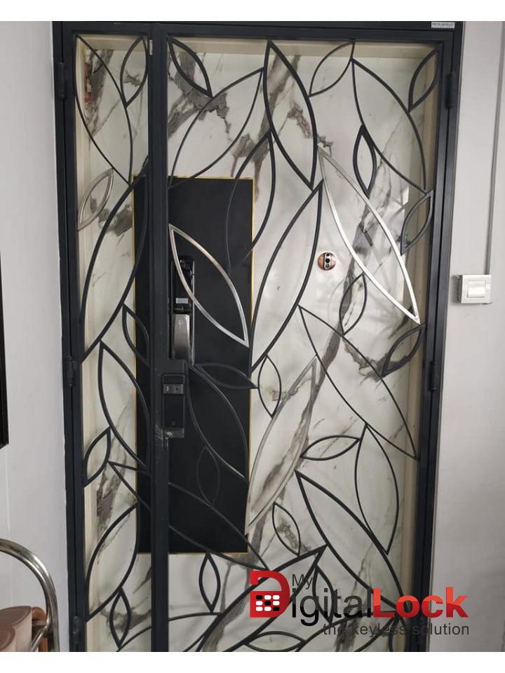 Mild Steel Interior Designer HDB Gate 4×7 feet