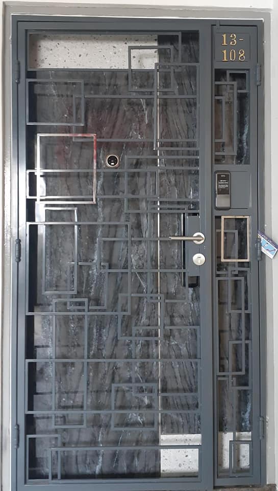 Mild Steel Interior Designer HDB Gate 4×7 feet