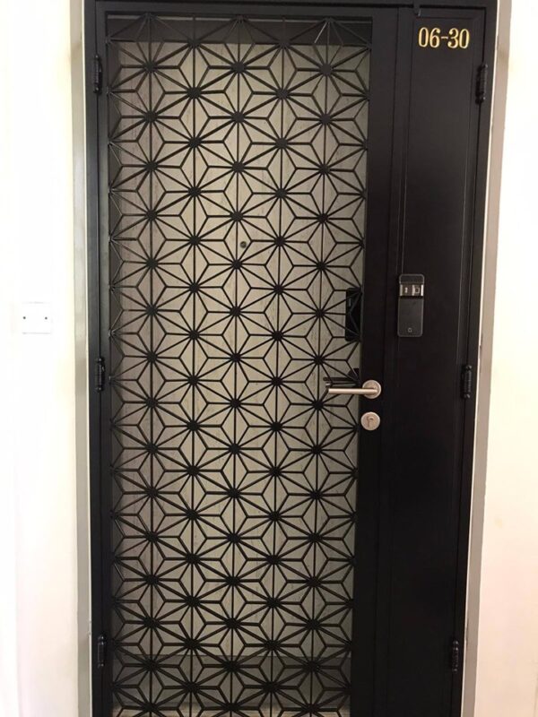 Mild Steel Interior Designer HDB Gate 4×7 feet
