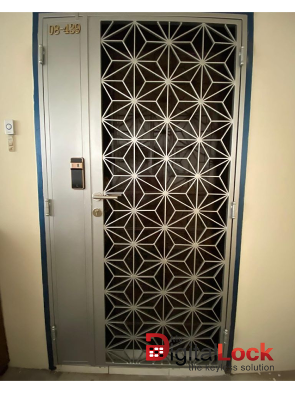 Mild Steel Interior Designer HDB Gate 4×7 feet