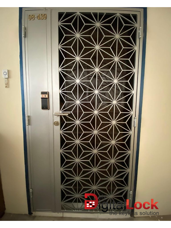 Mild Steel Interior Designer HDB Gate 4×7 feet