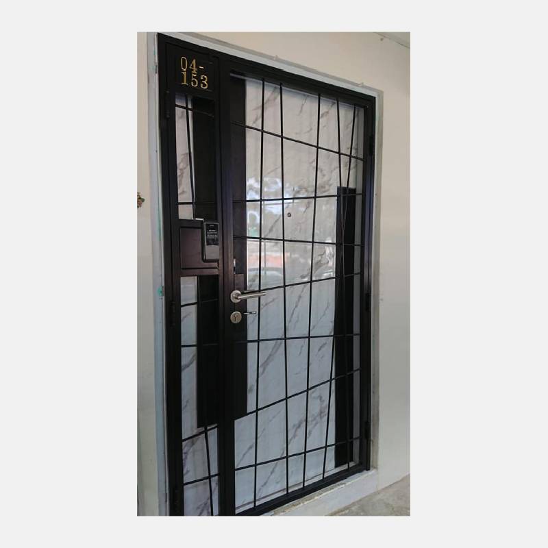 Mild Steel Interior Designer HDB Gate 4×7 feet