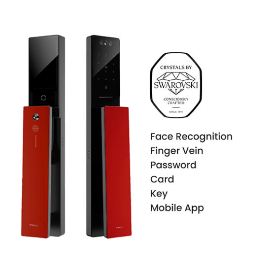 Moorgen T5 Swarovski Crystal Digital Lock (Ferrari Red)