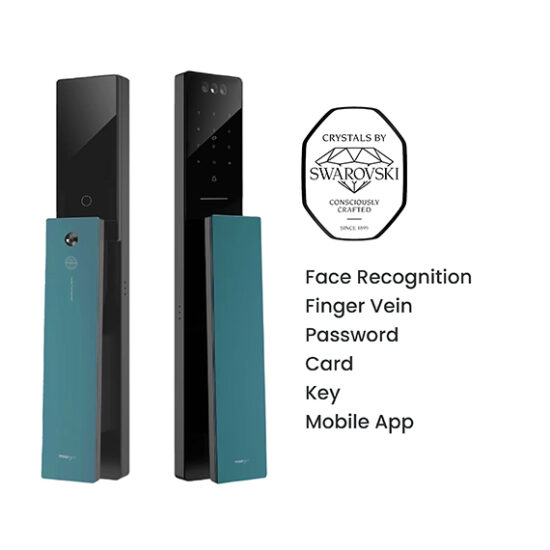 Moorgen-T5-Swarovski-Crystal-Digital-Lock-Tiffany-Blue