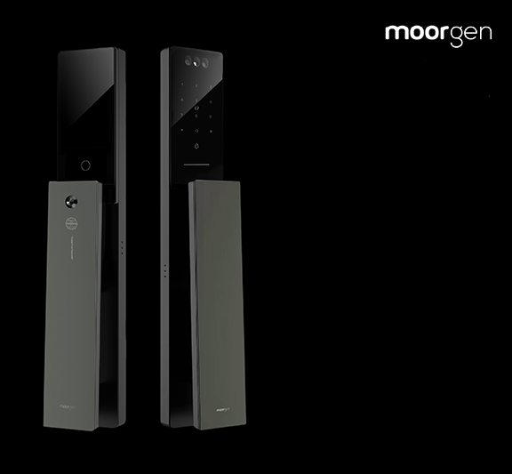 My Digital Lock - Moorgen-T5-Swarovski-Crystal-Digital-Lock-Metallic