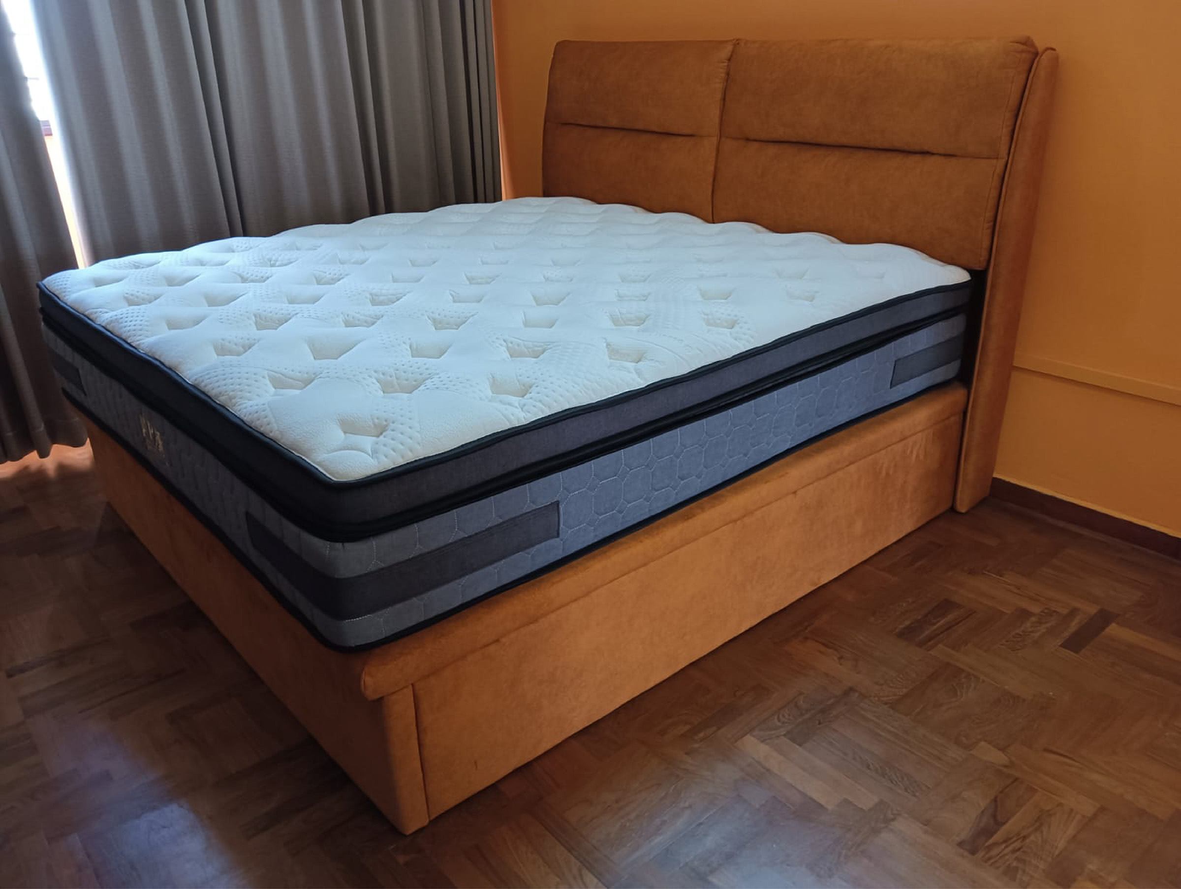 MyDigitalLock - Storage Bedframe Queen Mattress