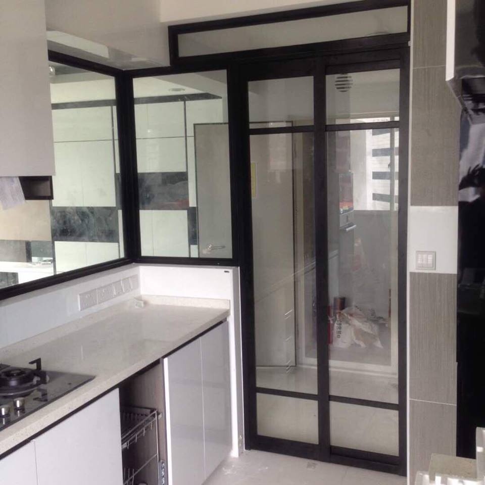Enclosed Kitchen Concept for BTO