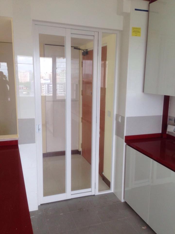 PVC Slide & Swing Toilet Door PVC Slide & Swing Toilet Door