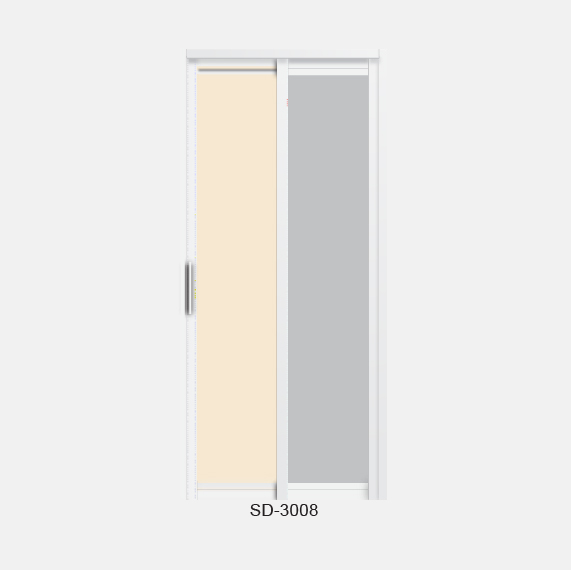 Simple Design Slide and Swing Toilet Door