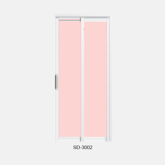 Simple Design Slide and Swing Toilet Door