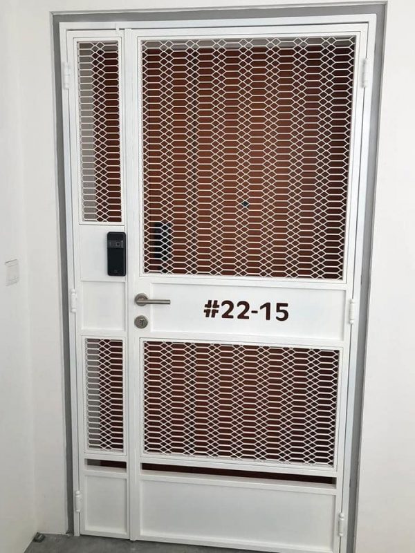 My Digital Lock - Retro Big HDB Mesh Gate