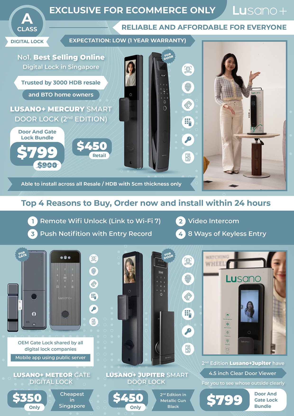 Mydigitallock - Lusano Exclusive for Ecommerce only Promotion Banner